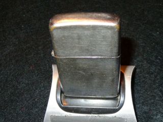 Rare 1948 - 49 3 Barrel Hinge Zippo Lighter With Matching Insert