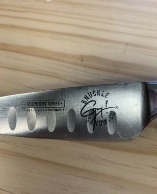 Knuckle Sandwich RARE Midnight series 4 INCH Paring Knife Designed by GUY FIERI 2