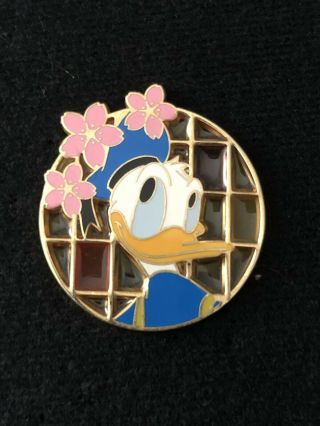 Jds Japan Disney Store Donald Duck Stained Glass Pin Htf