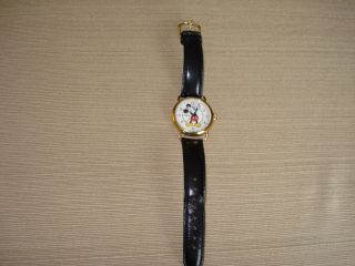 1996 GOLD Fossil RARE LIMITED EDITION 38/1000 MICKEY MOUSE WATCH 2