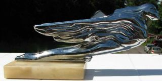 Rare 1941 Cadillac Flying Goddess Hood Ornament Mascot L@@k F388