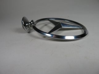 Vintage Mercedes Benz Chrome Plated Hood Ornament Emblem Star Logo 5