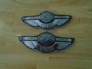 Oem Harley - Davidson Emblems 100th Anniversary 1903 - 2003