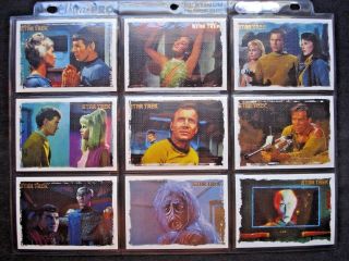2005 Rittenhouse Star Trek Tos Art & Images Complete 81 Card Base Set,  Promo