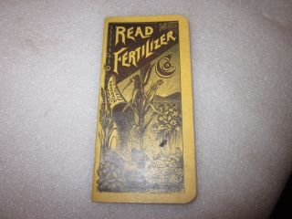 1902 Read Fertilizer Syracuse Ny Pocket Notebook Cc Handler Brookfield