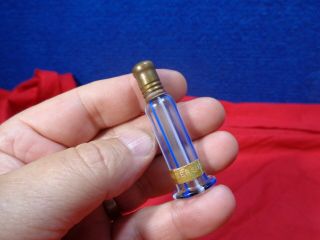 Vintage Multi Color Glass Perfume Scent Bottle