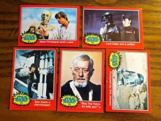 1977 Topps Star Wars Starter Set Red Series 41 Cards