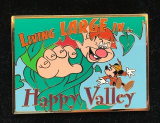 Disney Mickey In Happy Valley Postcard Pin Willie The Giant Ltd.  To 100