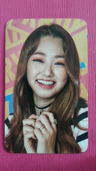 I.  O.  I Ioi Mina Official Photocard 2nd Mini Album Miss Me Gugudan Photo Card 미나