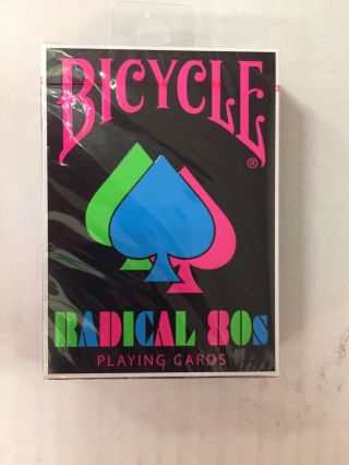 Bicycle Radical 80s Playing Cards Limited Edition Collector