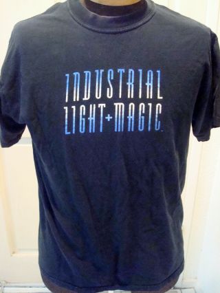 Ilm Visual Effects Crew T - Shirt Lucasfilm Industrial Light And Magic Large Usa