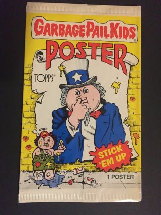 1986 Garbage Pail Kids Poster 18 as seen on Netflix Slobby ' s World 2