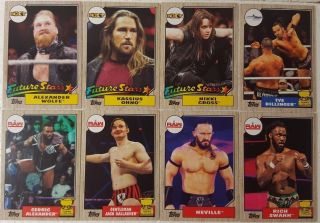 2017 Topps Wwe Heritage Wrestling Card Roster Updates Set Of 10
