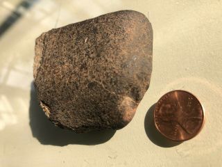 Meteorite - Nwa Chondrite 157g Fusion Crust