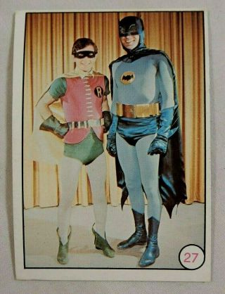 Eight 1966 BAT LAFFS BATMAN COLOR PHOTO TOPPS TRADING CARDS Greenway Prod. 5