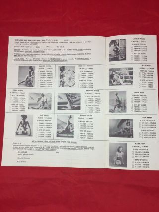 Vtg 1950’s Mail Order Stag Film Slides/photos Risqué Nude Pinups Bettie Page 14 2