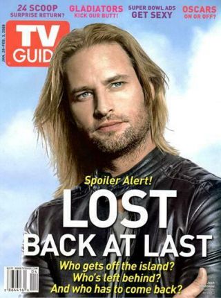 Tv Guide - Lost - 4 Collector Covers Issues - Josh Holloway - Mitchell - Lilly