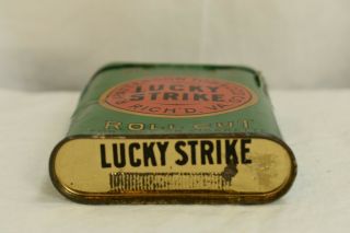 Vintage Lucky Strike Roll Cut Tobacco Vertical Pocket Tin 5