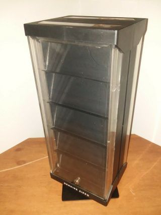 Vintage Zippo Countertop Display Case Rotating