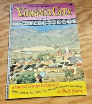 Virginia City Nevada Nv Tour Guide Vacation Sh Picture Book Bucket Of Blood