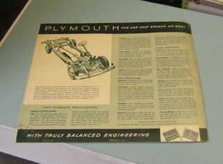 1953 Plymouth Automobile Brochure Cranbrook Club Coupe Cambridge Car Models 3