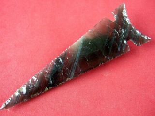 Fine Quality Authentic 3 7/8  California Northern Side Notch Point Arrowheads