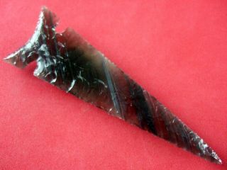 Fine Quality Authentic 3 7/8  California Northern Side Notch Point Arrowheads 3