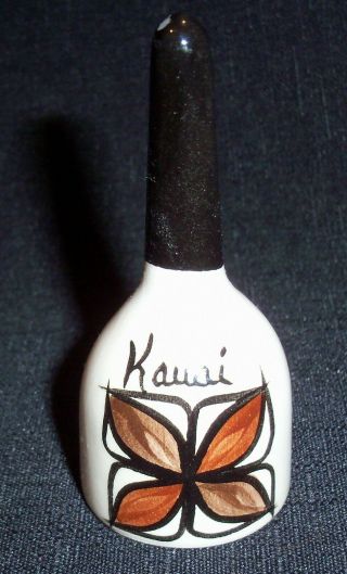 Vintage Hawaii Kauai By Lloyd Ceramic Bell Souvenir