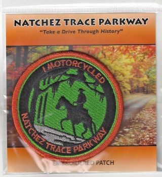 Natchez Trace Parkway I Motorcycled Natchez Trace Parkway Souvenir Patch