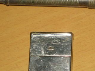 Very Rare Vintage / Antique GILLETTE SAFETY RAZOR Open Comb: In Brass Case 3