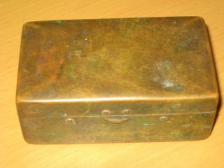 Very Rare Vintage / Antique GILLETTE SAFETY RAZOR Open Comb: In Brass Case 5