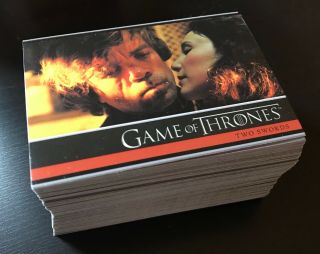 2015 Rittenhouse Game Of Thrones Season 4 Complete 100 Card Base Set
