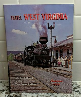 Vintage 1964 Travel West Virginia Cass Scenic Railroad Travel Brochure (16 Pgs)
