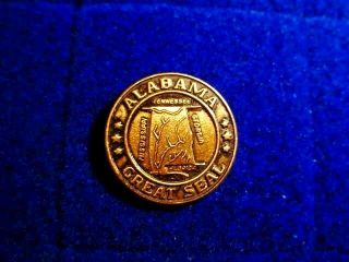 Vintage Alabama Great Seal Lapel Pin