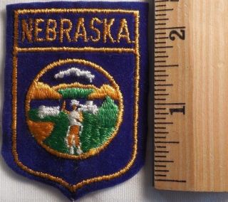 Nebraska State Patch (state,  Souvenir)
