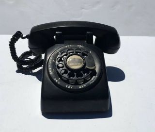 Vintage American Bell Western Electric 5302g Rotary Phone Black,  Rare.