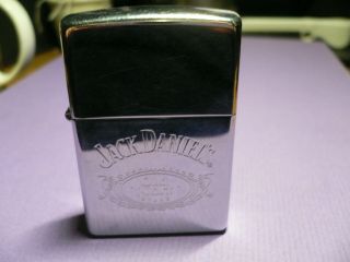 Zippo Petrol Lighter,  " Jack Daniels " Logo, .