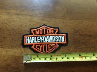 Harley Davidson Classic Patch Sew / Iron On Motorcycle Shield Bike.