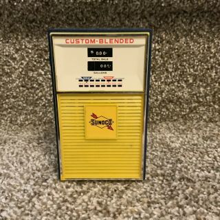 Vintage Sunoco Sun Oil Company Six Transistor Radio Model 668 Ae18
