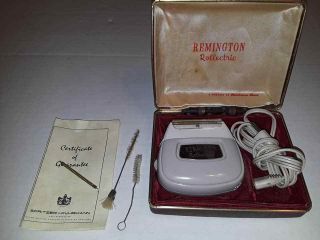 Vintage Remington Rollectric Electric Home Shaver 1960 