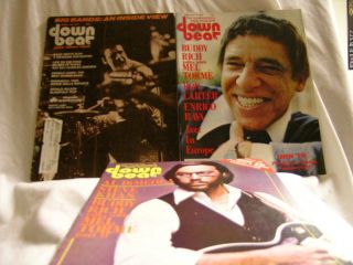 3 X Down Beat Magazines 1971/1978 Buddy Rich Mel Torme Al Dimeola Steve Khan