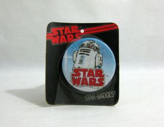 1983 Vintage Star Wars ✧ R2 - D2 ✧ Starfire Star Badge Rare Moc