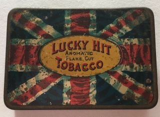 Lucky Hit Aromatic Flake Cut Tobacco Tin British Australasian Tobacco Melbourne