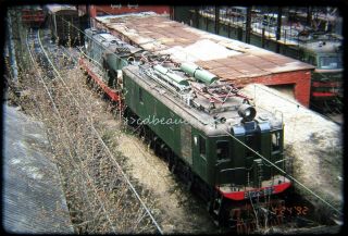 Osld Railroad Slide Russia Electric,  Diesel Moscow 4/25/92