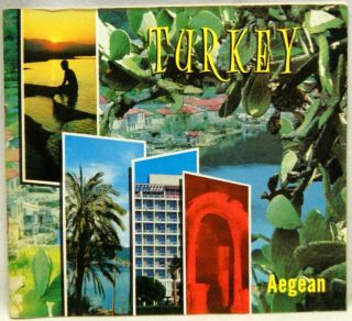 Turkey Aegean Region Souvenir Tourism Informational Brochure 1966 Vintage