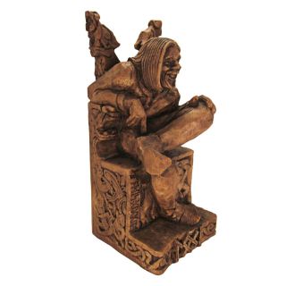 Seated Loki Statue - Dryad Designs - Norse God - Pagan Asatru Viking Wicca