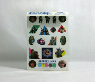 1985 Vintage Star Wars ✧ Ewoks ✧ Battle Of Endor Stickers Rare Misp (2)