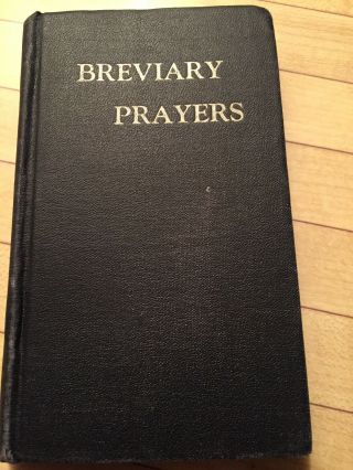 Breviary Prayers From The Roman Breviary 1943 Communion Occasional Prayers Latin
