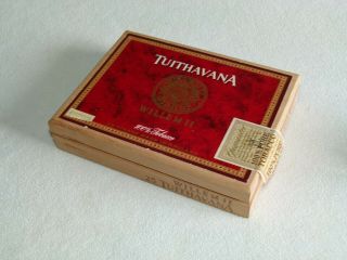 Vintage Willem Ii Wood Cigar Box