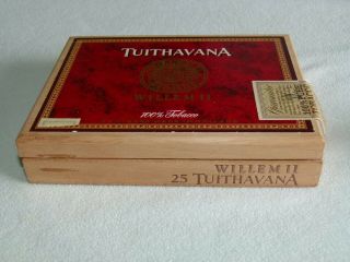 Vintage Willem II Wood Cigar Box 2
